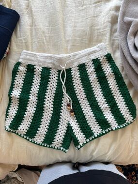 NWT Rhode Crochet Shorts - M